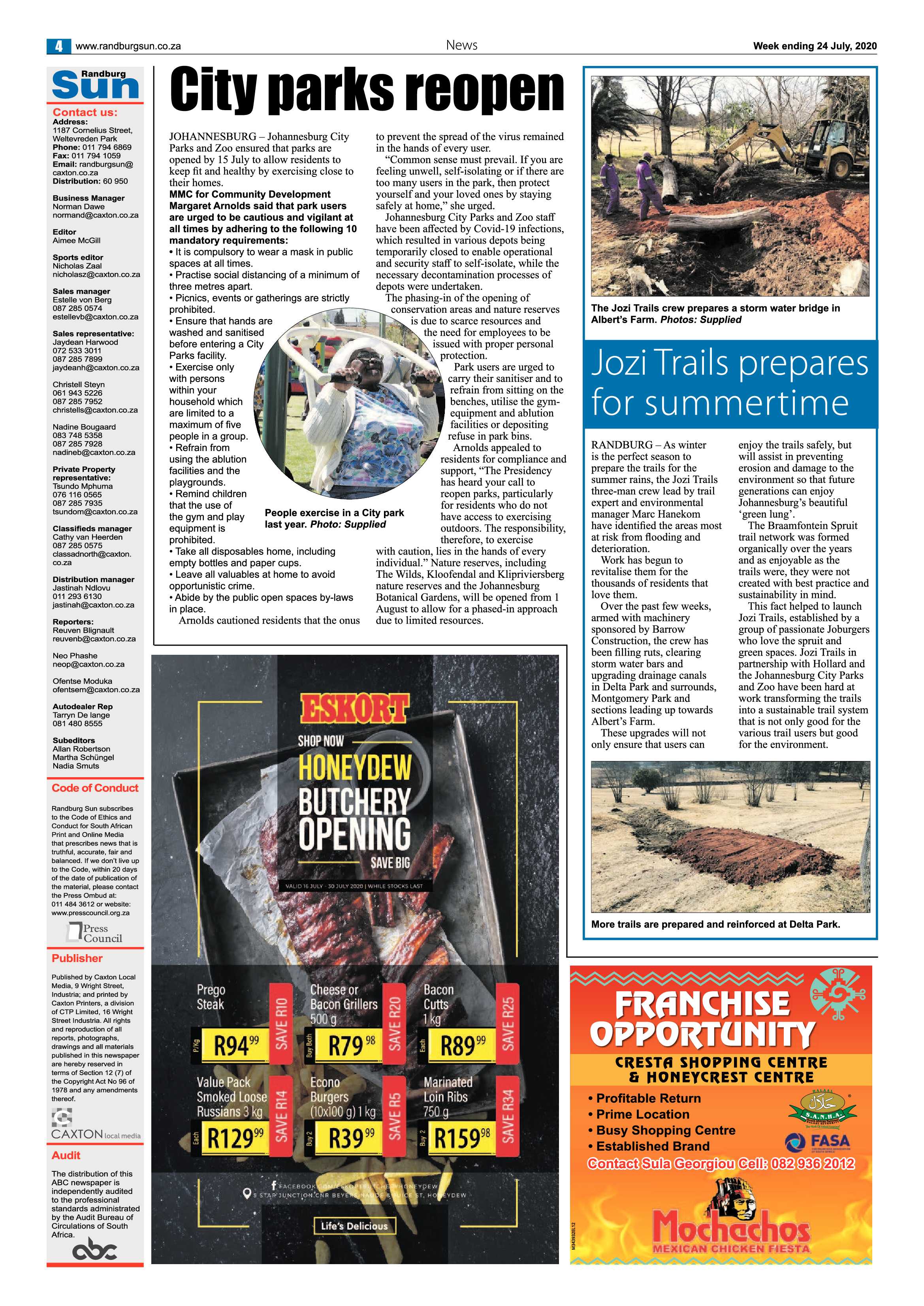 Randburg Sun 24 July 2020 page 4