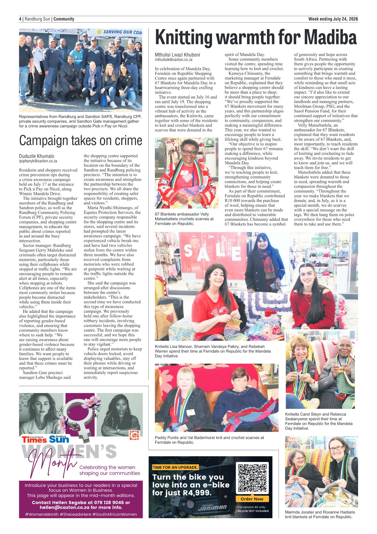 Randburg Sun 24 July 2026 page 4