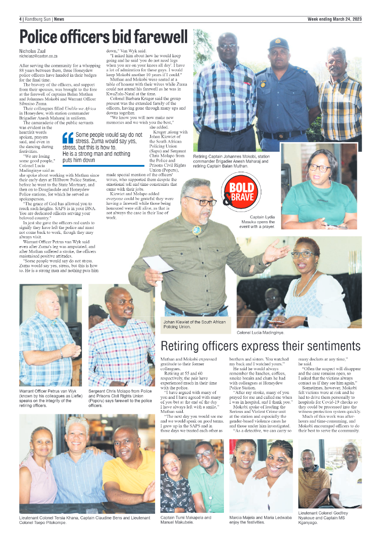 Randburg Sun 24 March 2023 page 4