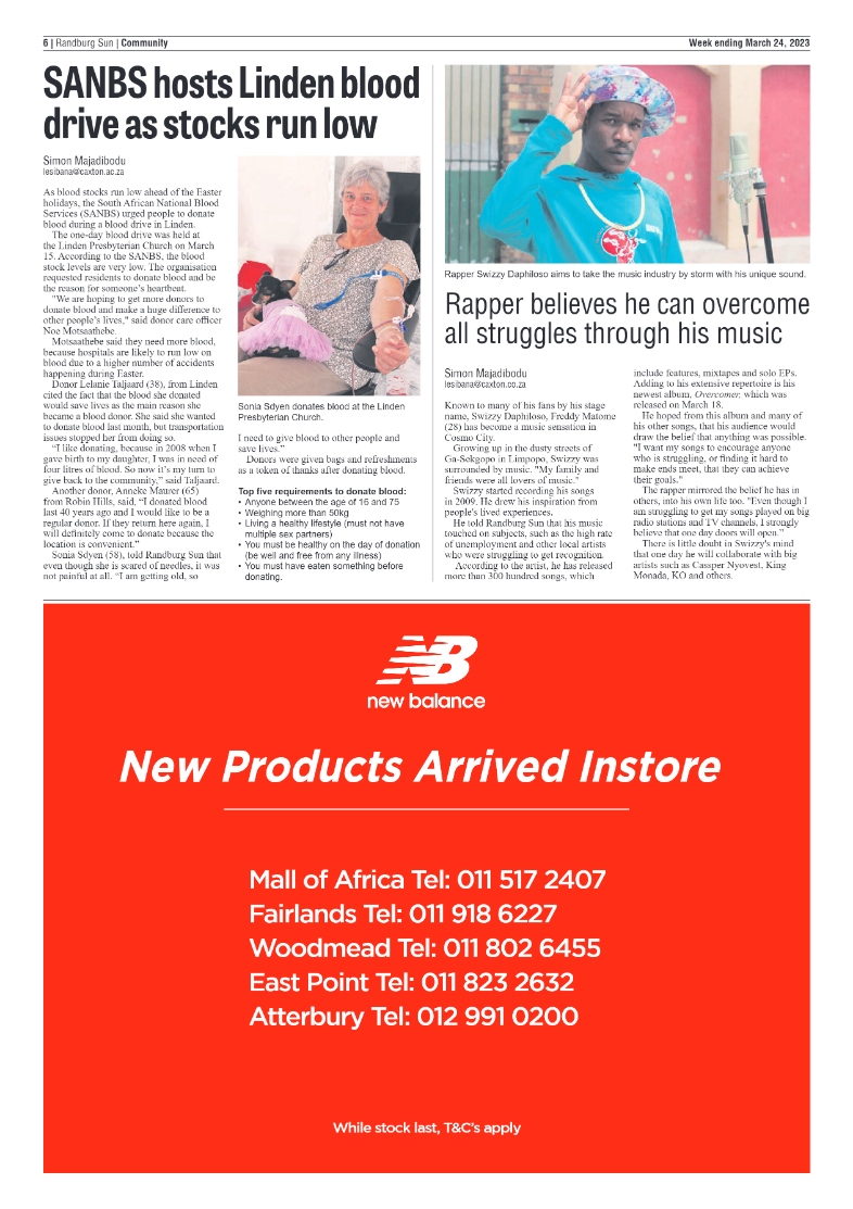 Randburg Sun 24 March 2023 page 6