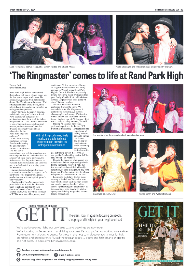 Randburg Sun 24 May 2024 page 13