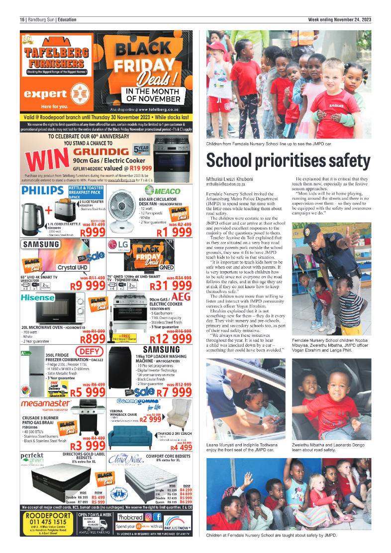 Randburg Sun 24 November 2023 page 16