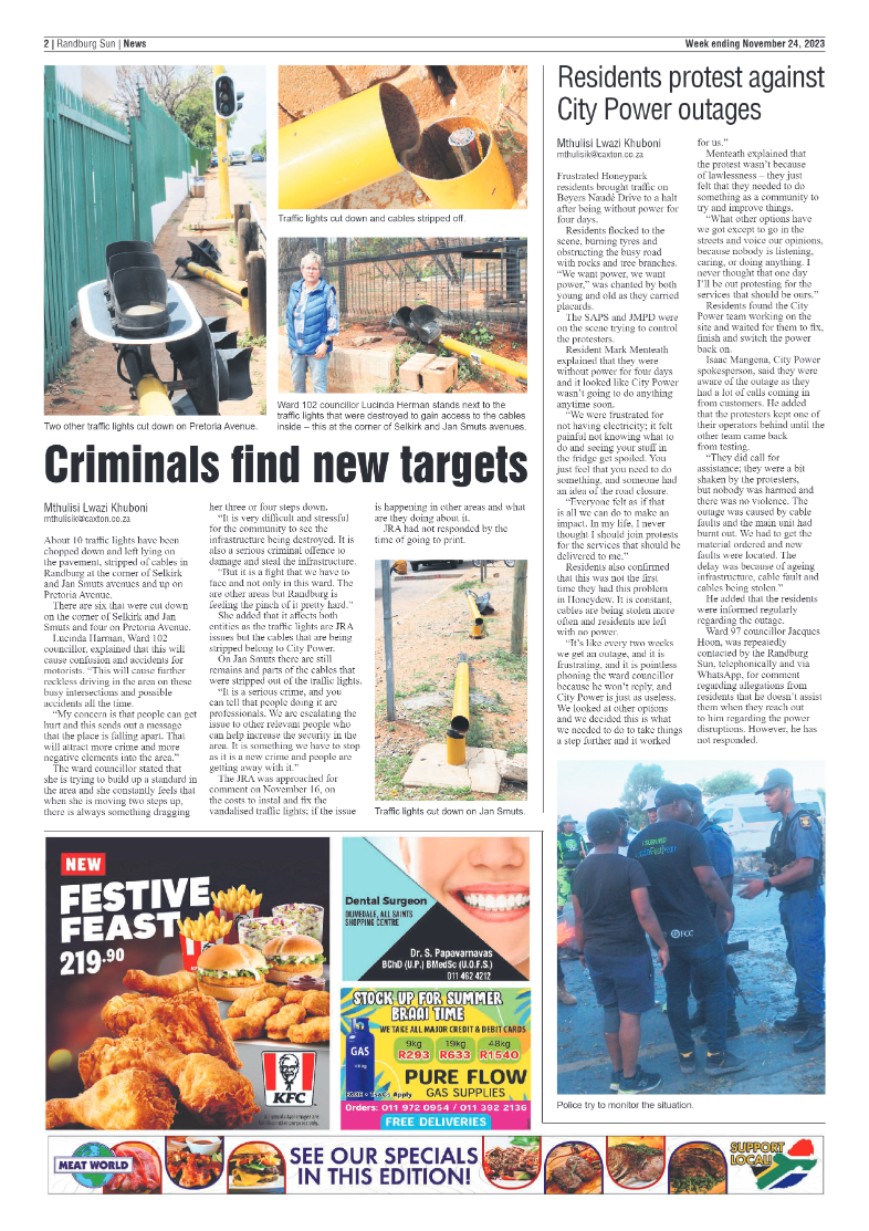 Randburg Sun 24 November 2023 page 2