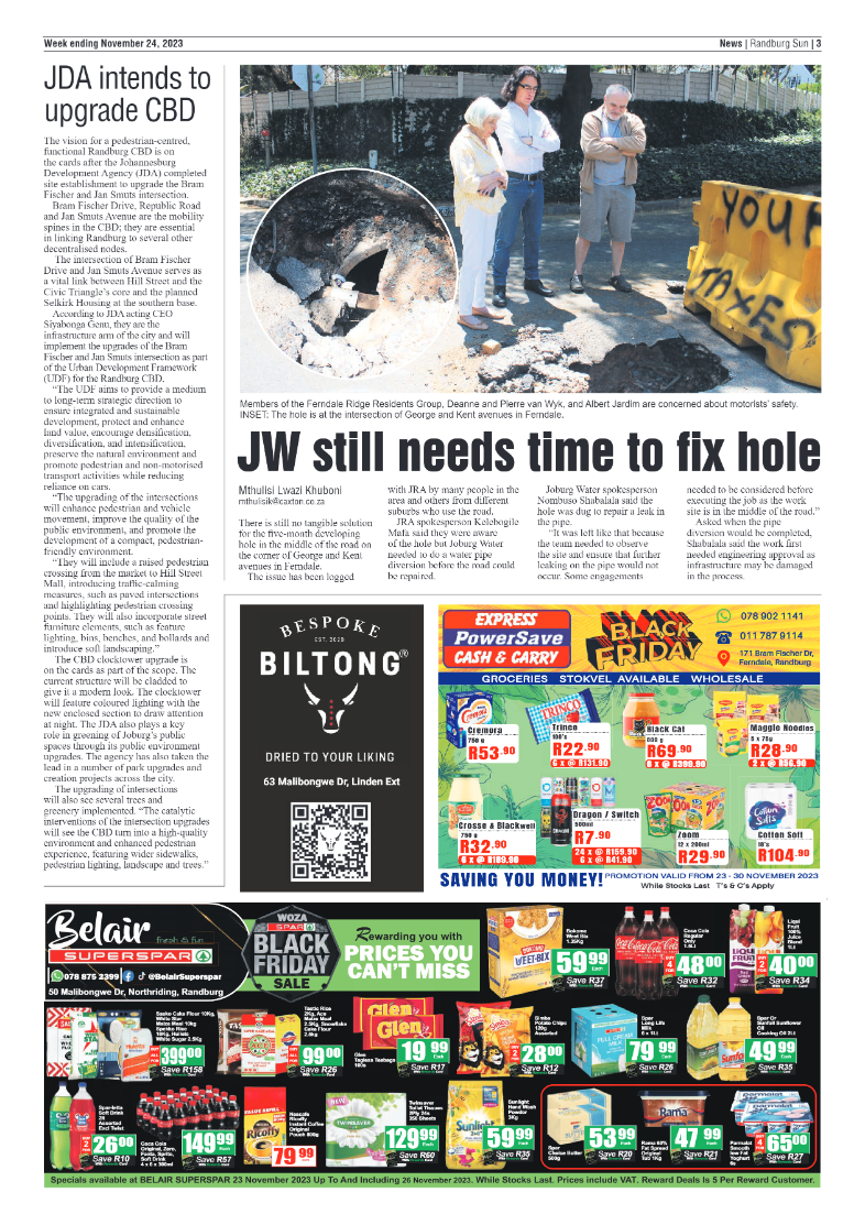 Randburg Sun 24 November 2023 page 3