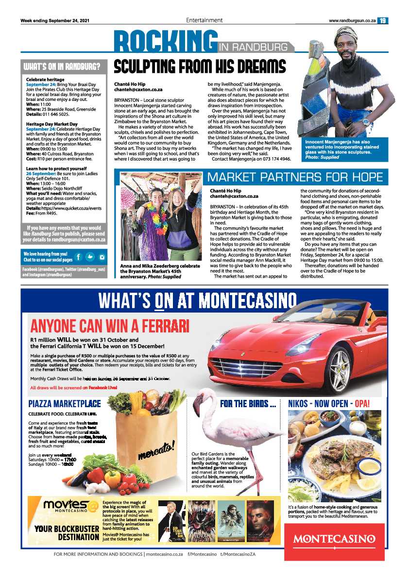 Randburg Sun 24 September 2021 page 19