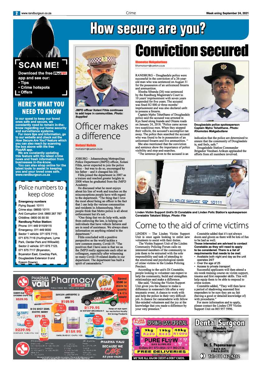 Randburg Sun 24 September 2021 page 2