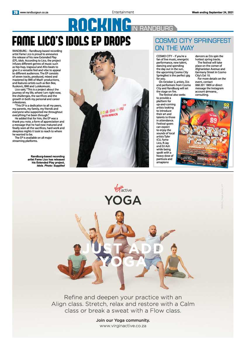 Randburg Sun 24 September 2021 page 20