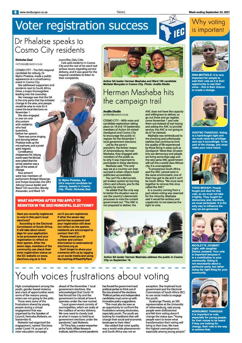 Randburg Sun 24 September 2021 page 6