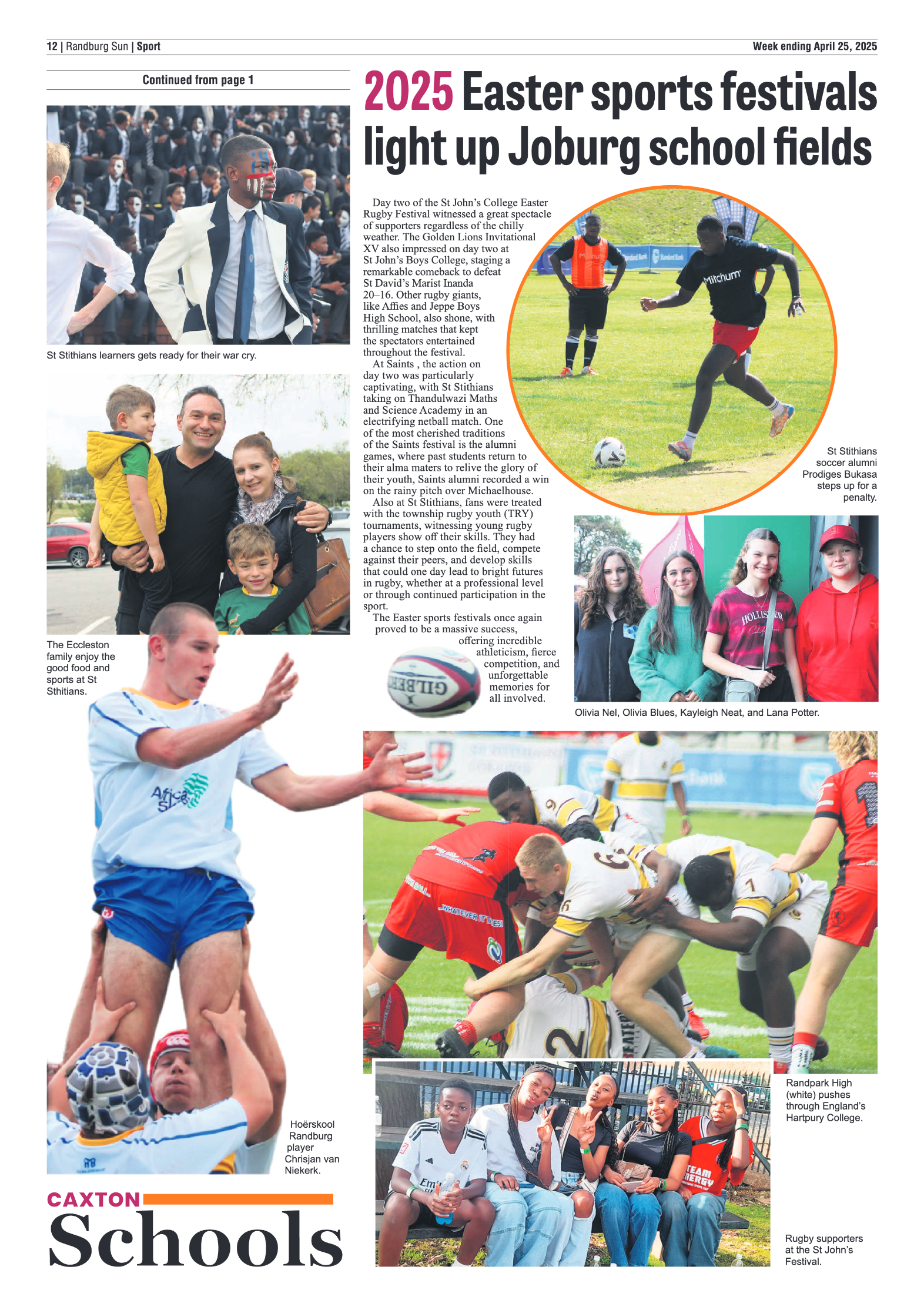 Randburg Sun 25 April 2025 page 12