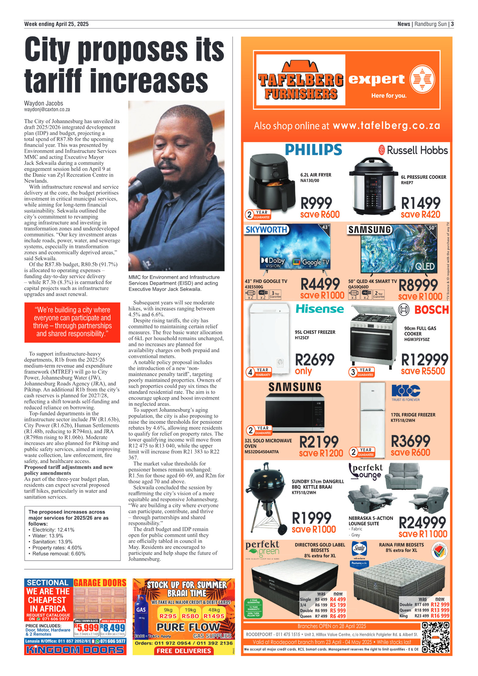 Randburg Sun 25 April 2025 page 3