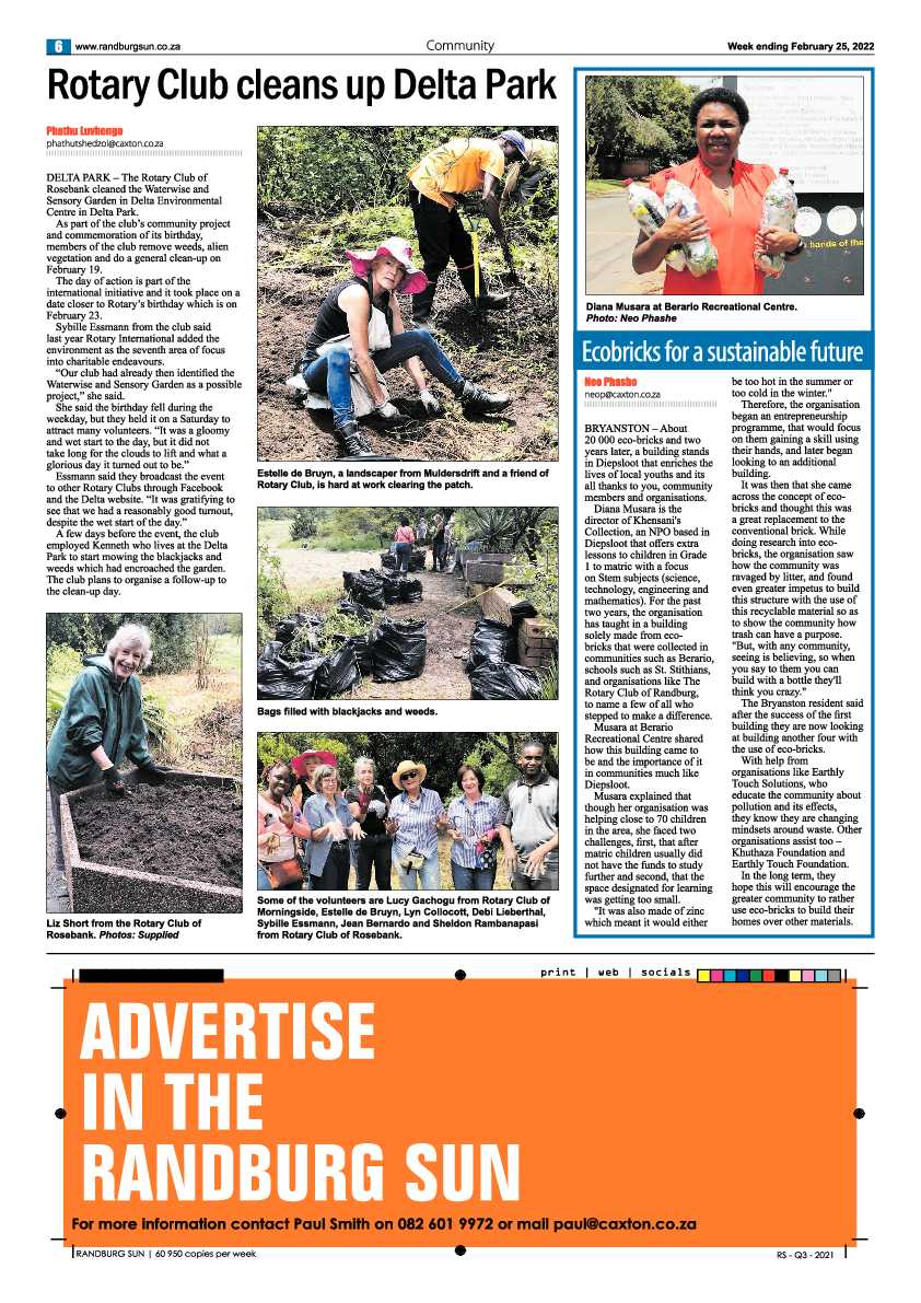 Randburg Sun 25 February 2022 page 6