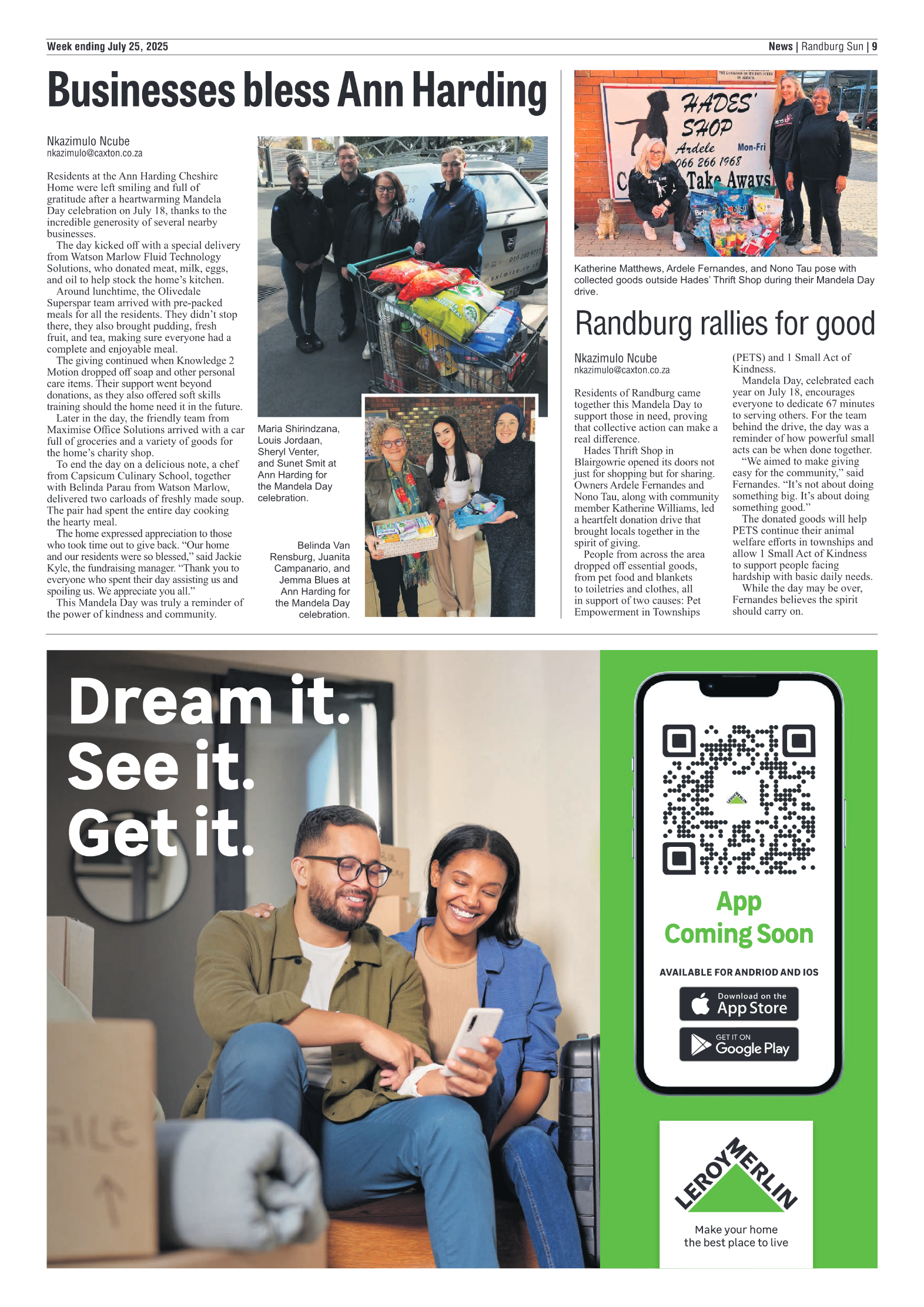 Randburg Sun 25 July 2025 page 9