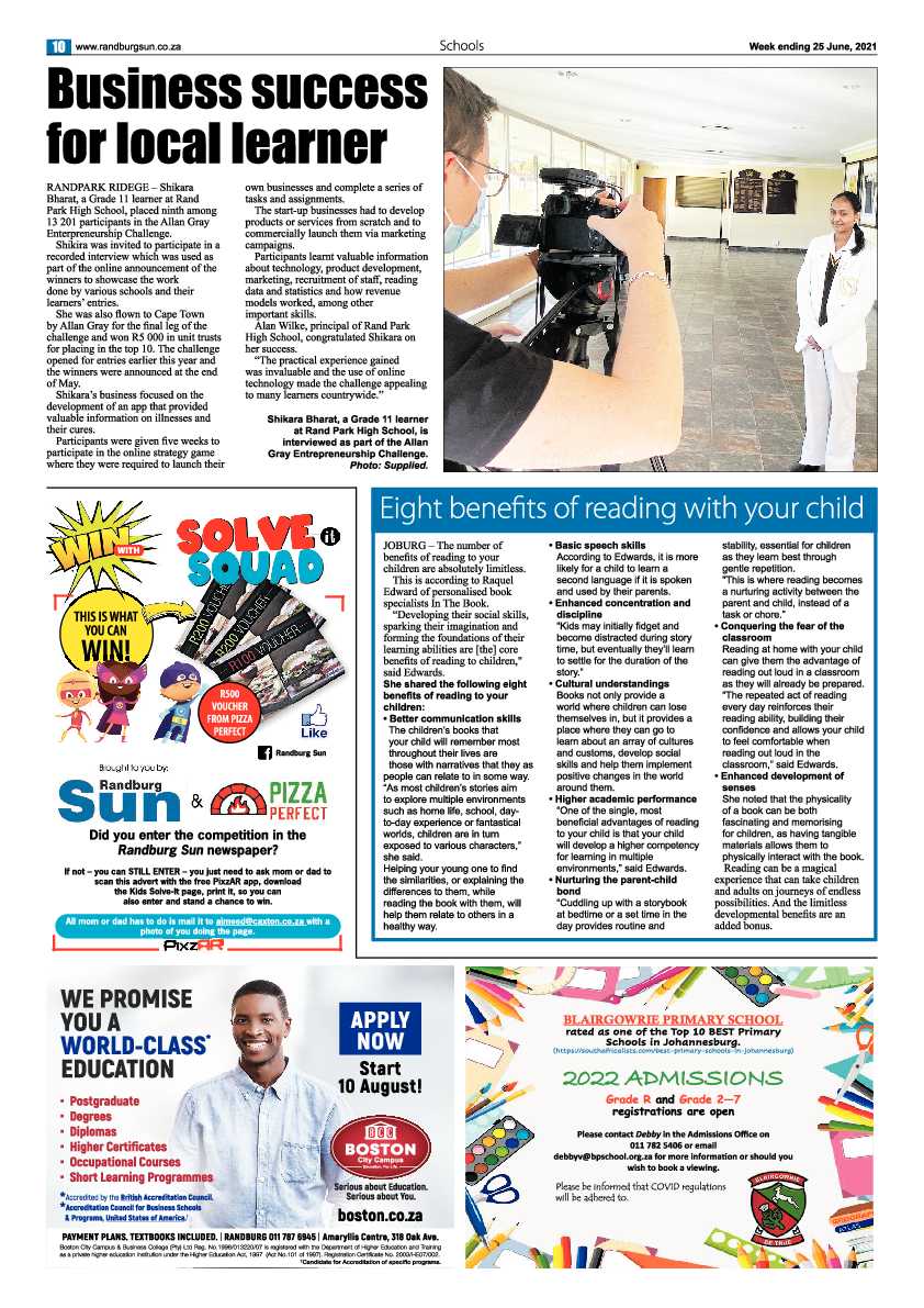 Randburg Sun 25 June 2021 page 10
