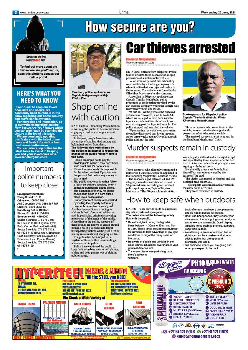 Randburg Sun 25 June 2021 page 2