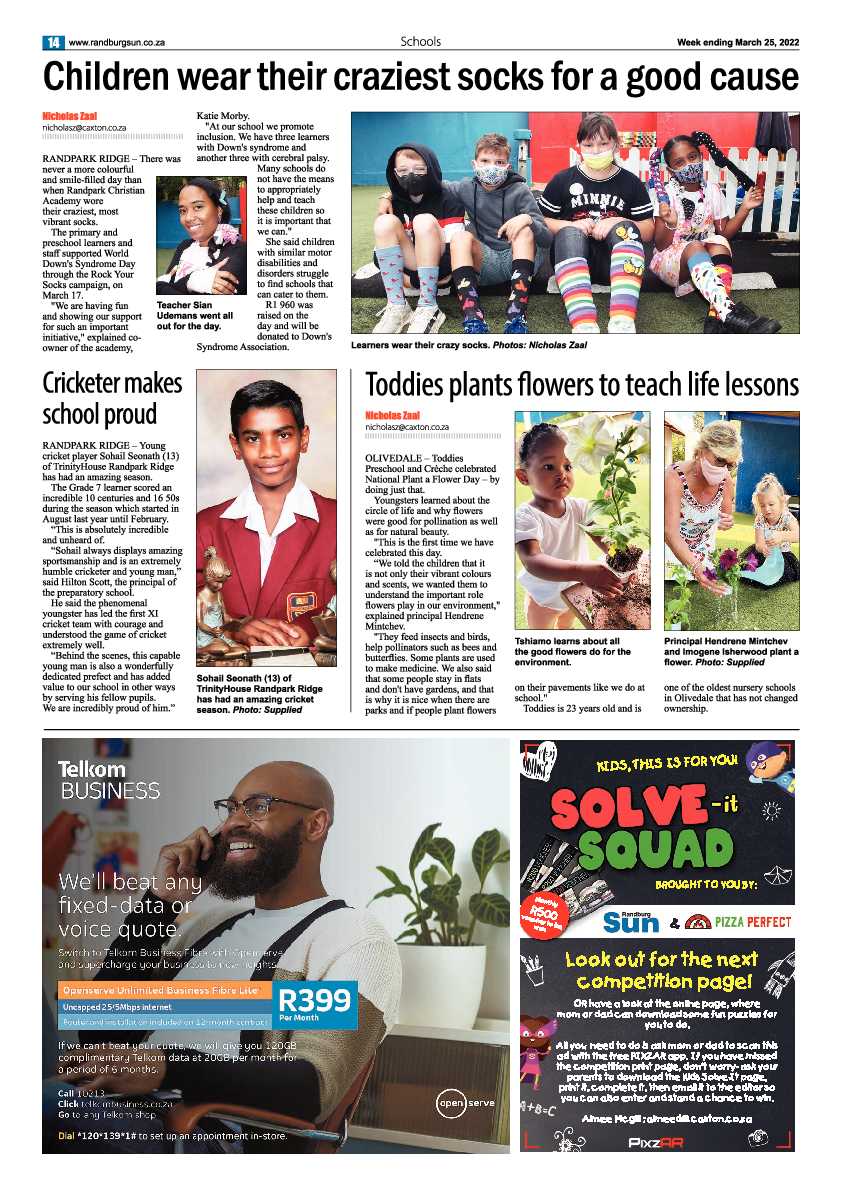 Randburg Sun 25 March 2022 page 14