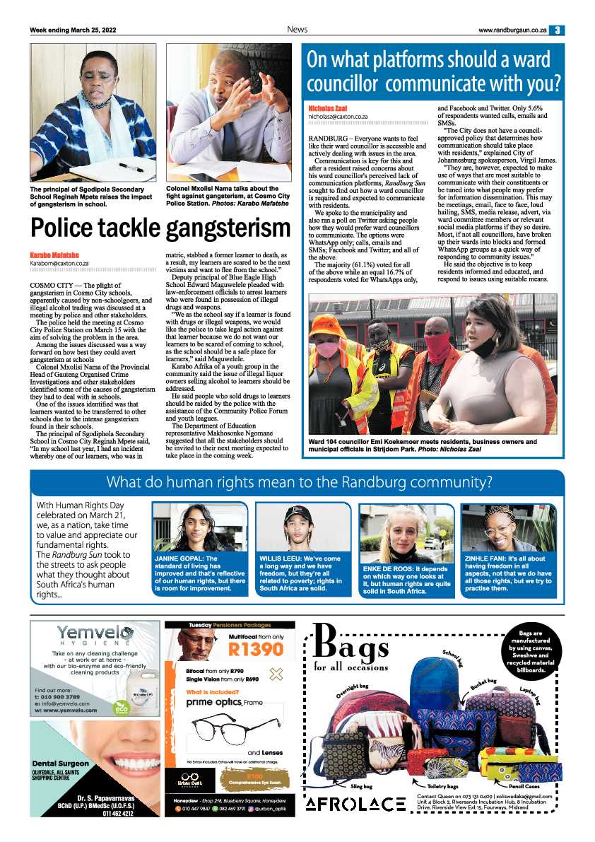 Randburg Sun 25 March 2022 page 3
