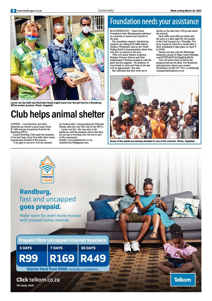 Randburg Sun 25 March 2022 page 8