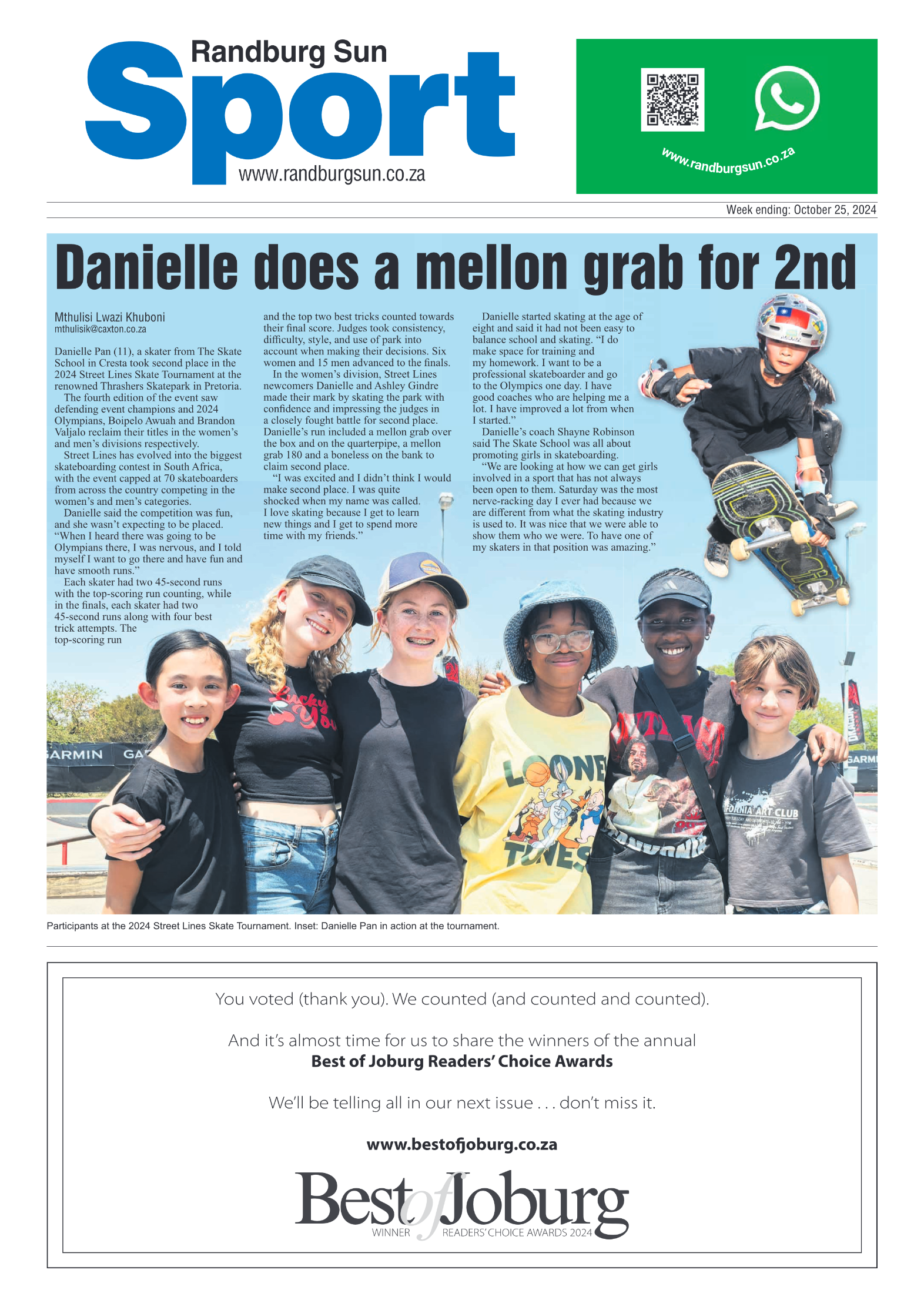 Randburg Sun 25 October 2024 page 16