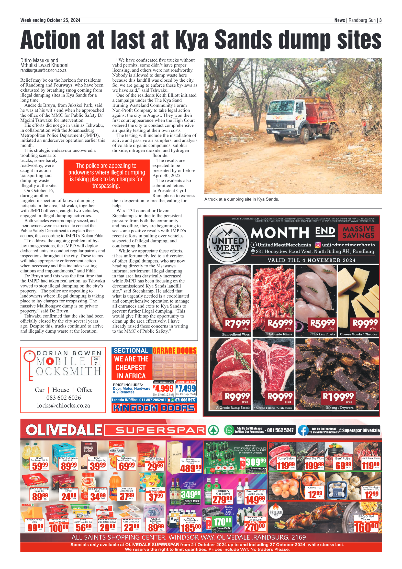 Randburg Sun 25 October 2024 page 3