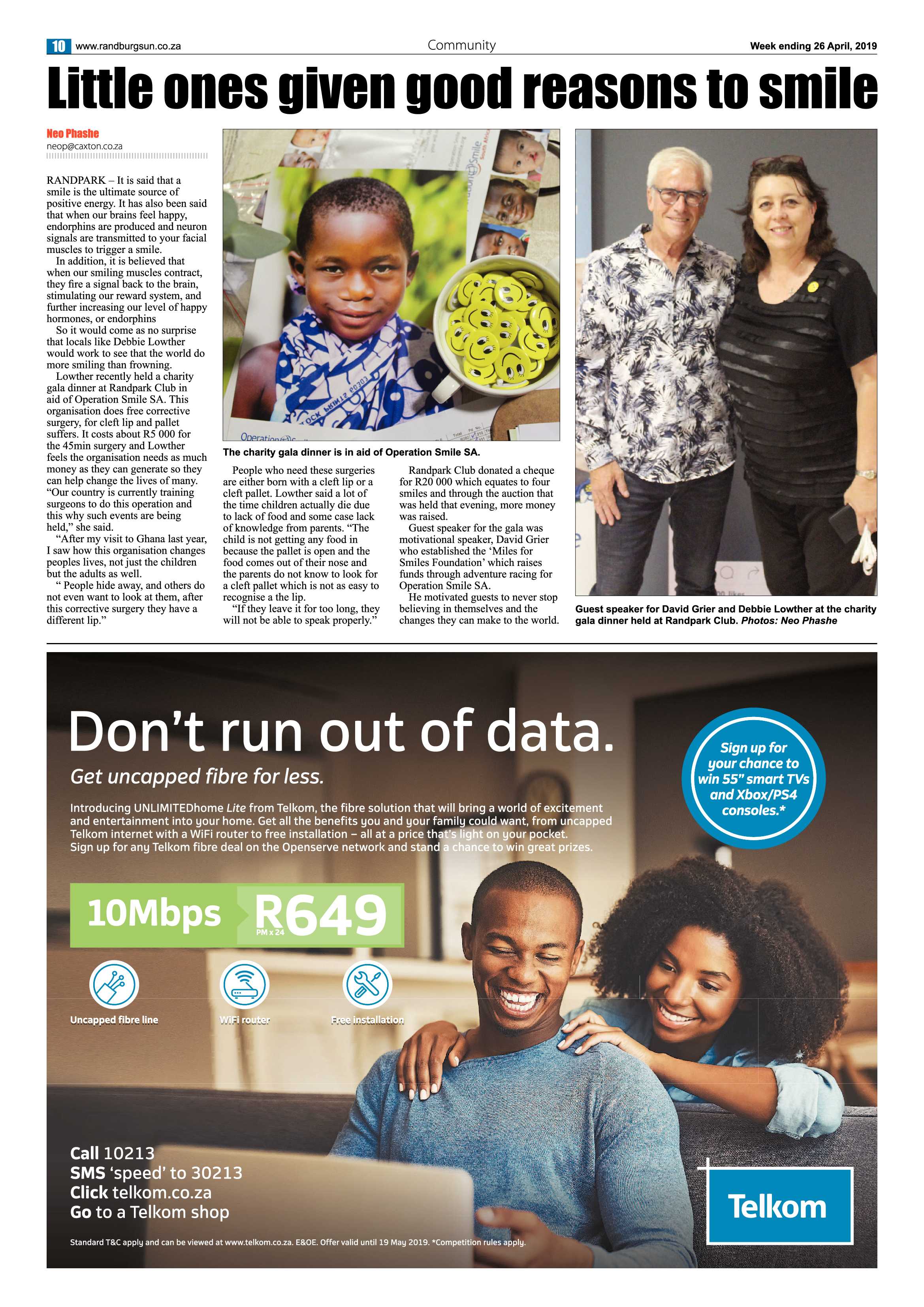 Randburg Sun 26 April, 2019 page 10