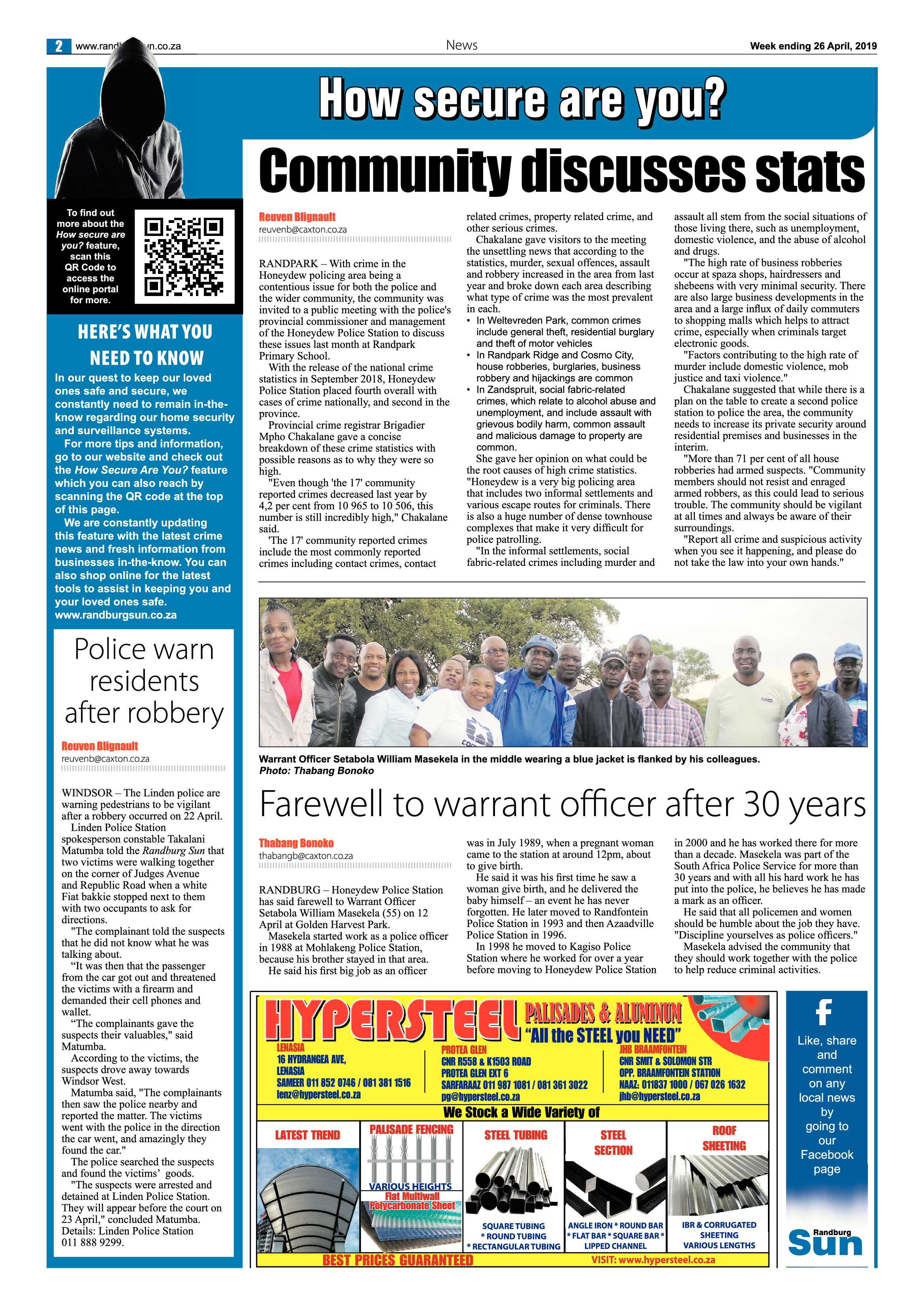 Randburg Sun 26 April, 2019 page 2
