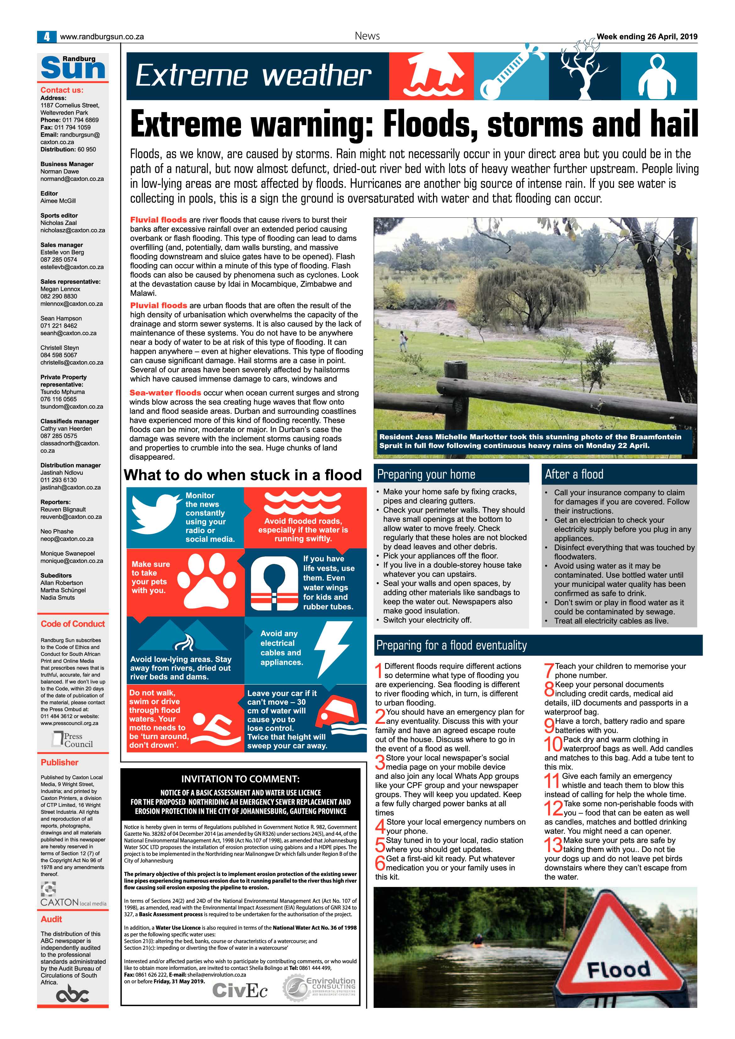 Randburg Sun 26 April, 2019 page 4