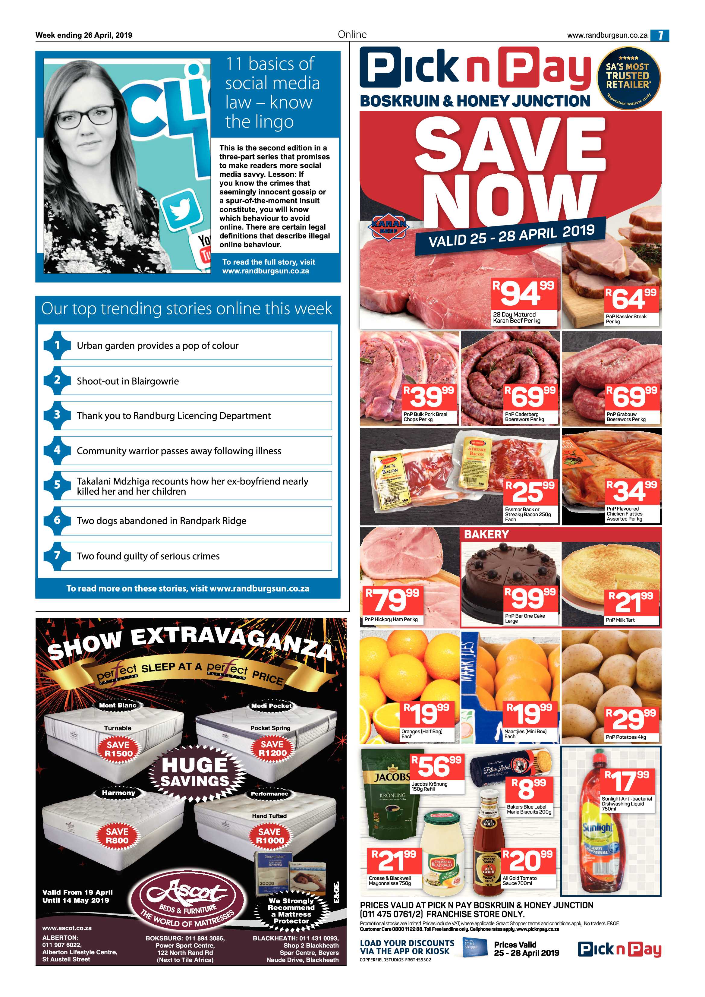 Randburg Sun 26 April, 2019 page 7