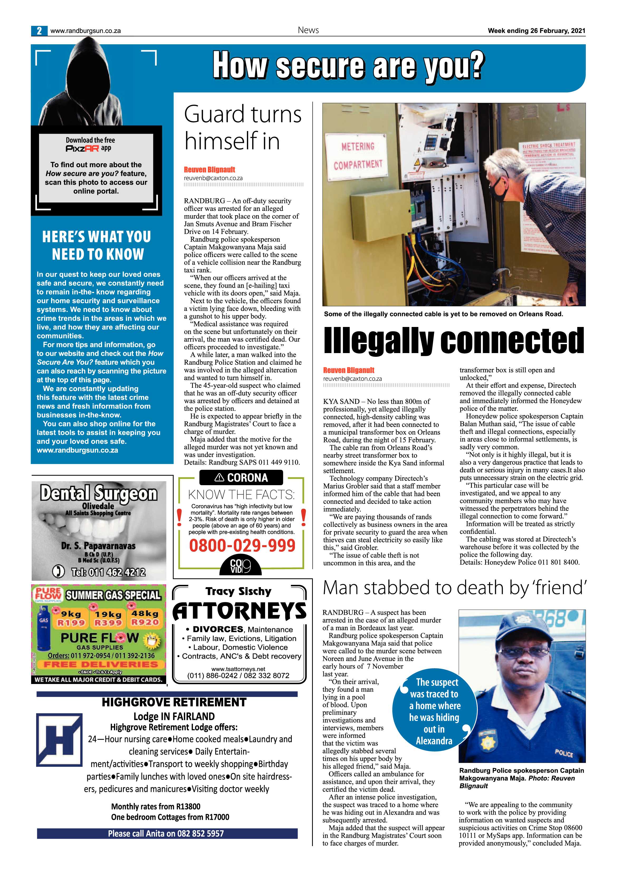 Randburg Sun 26 February 2021 page 2