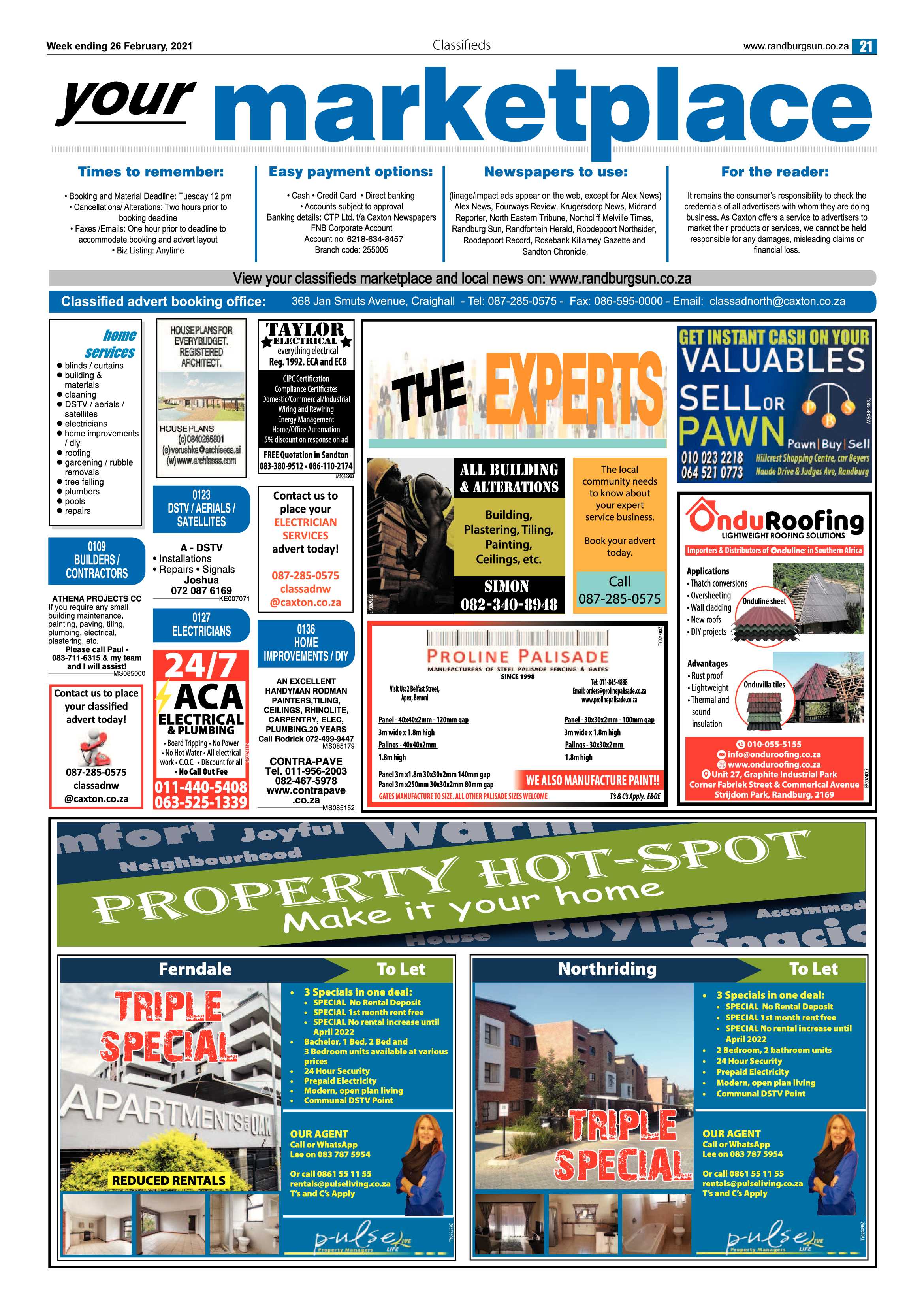 Randburg Sun 26 February 2021 page 21