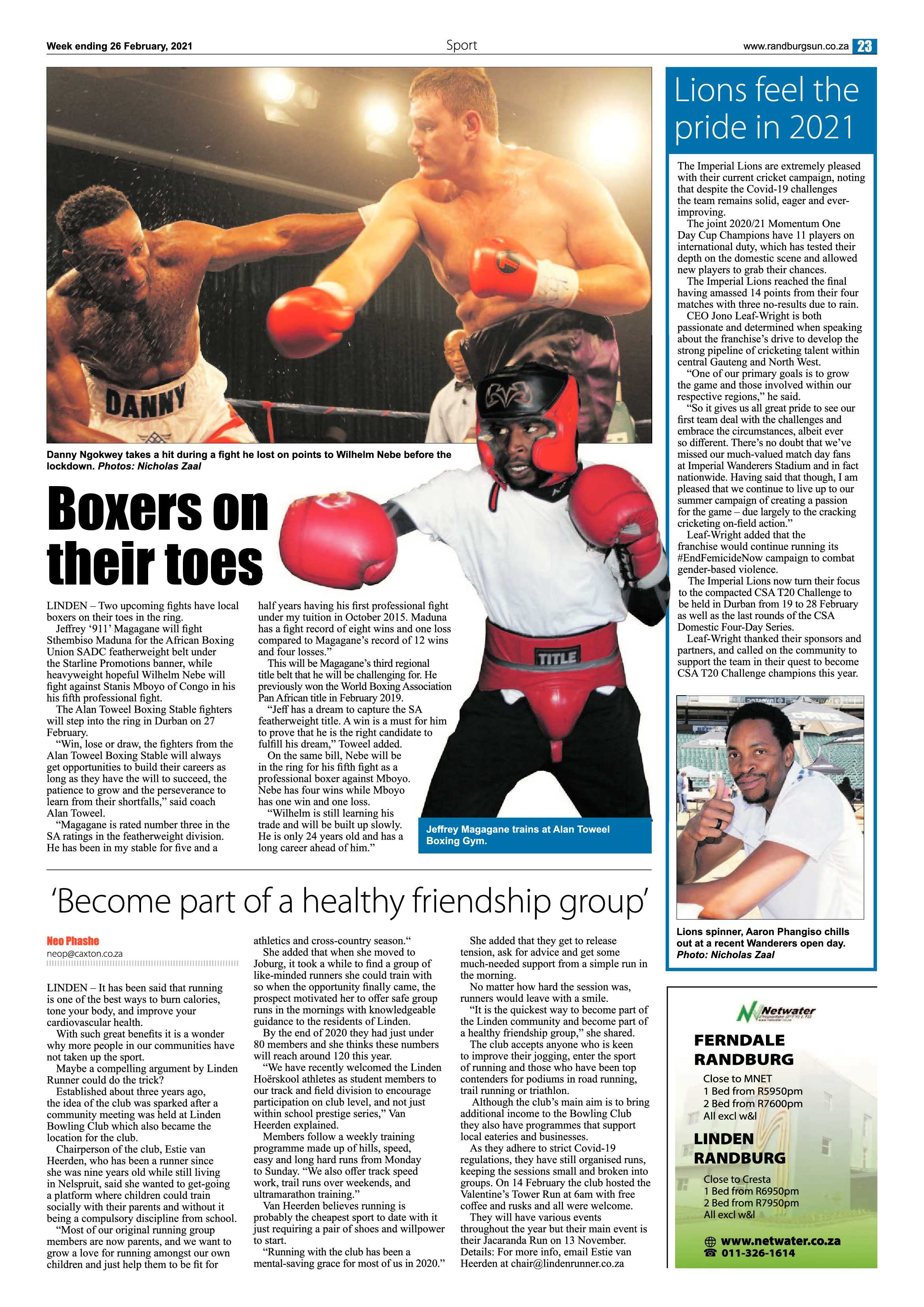 Randburg Sun 26 February 2021 page 23