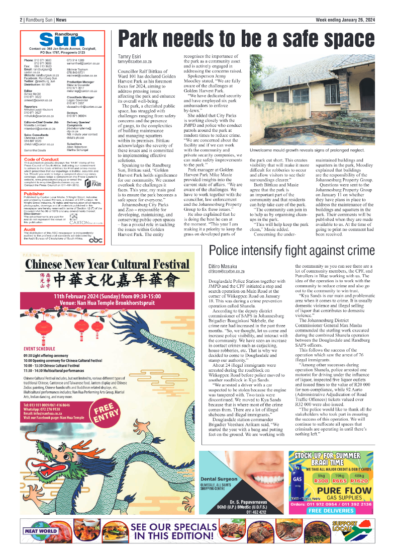 Randburg Sun 26 January 2024 page 2