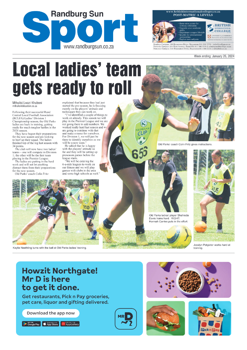 Randburg Sun 26 January 2024 page 20