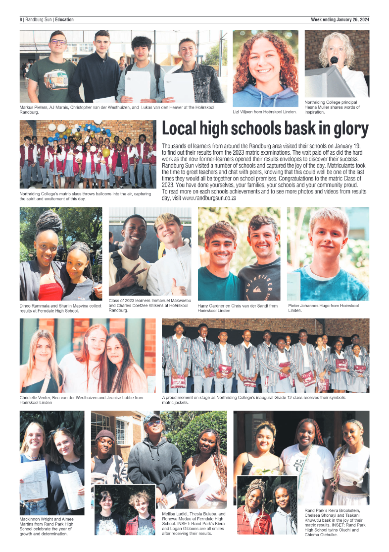 Randburg Sun 26 January 2024 page 8