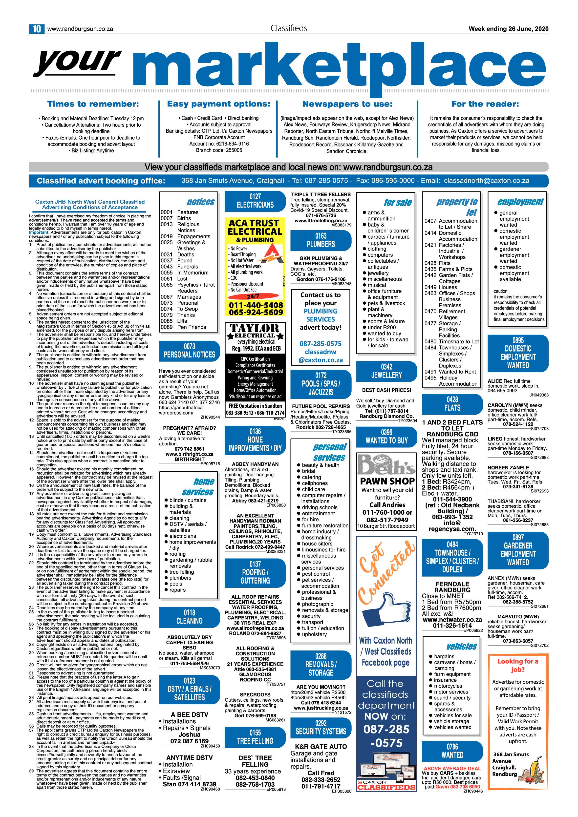 Randburg Sun 26 June 2020 page 10