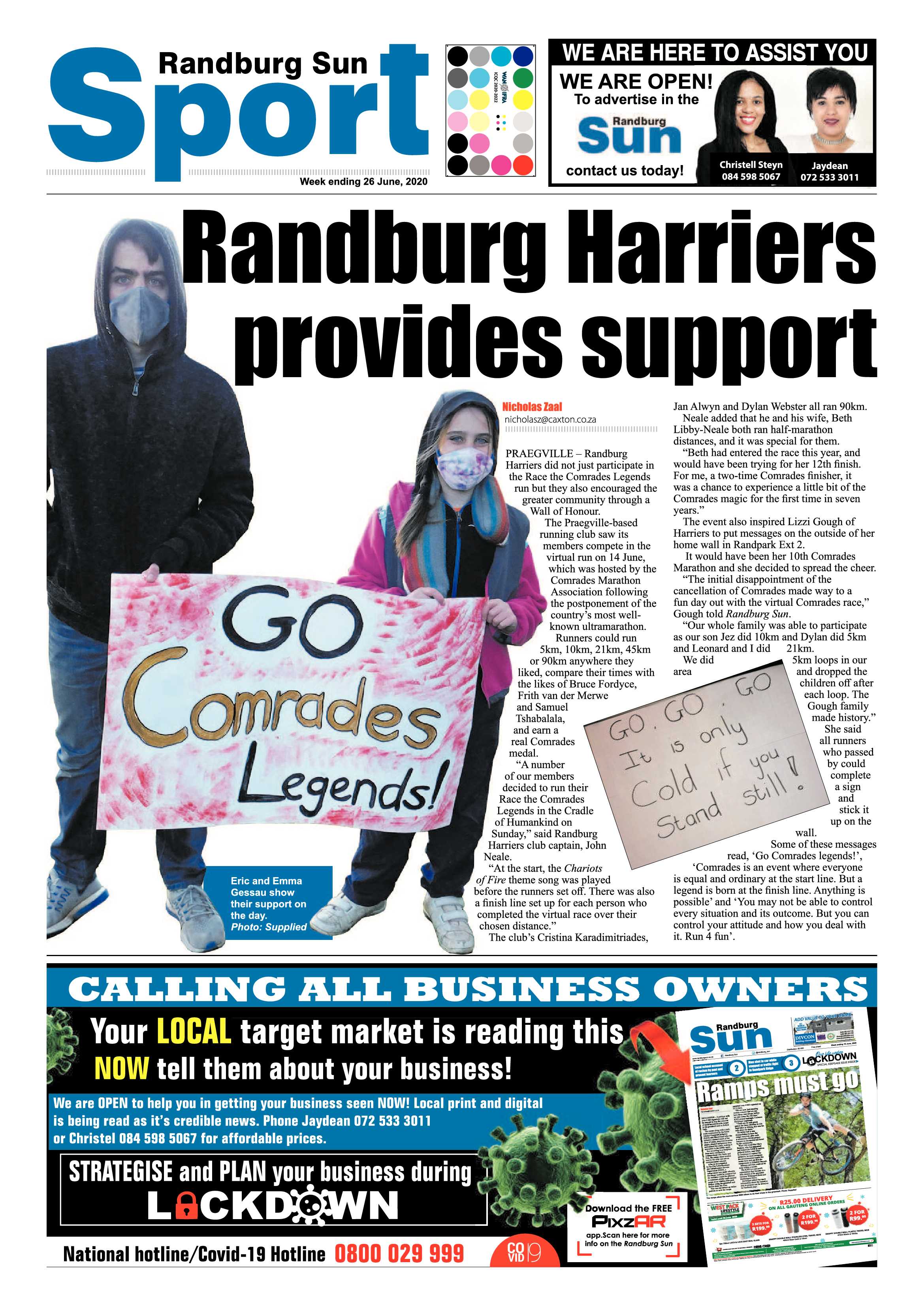 Randburg Sun 26 June 2020 page 12
