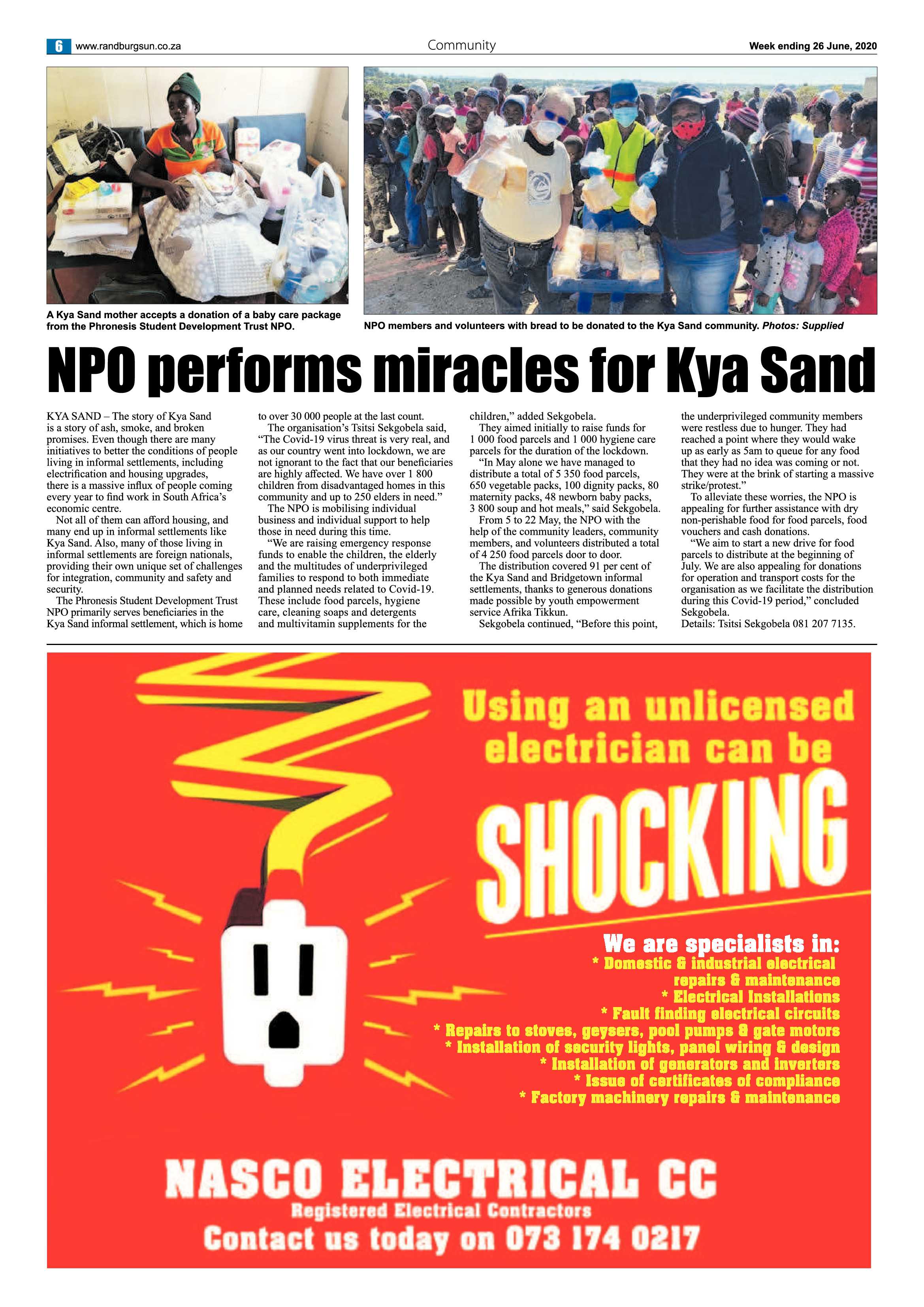 Randburg Sun 26 June 2020 page 6