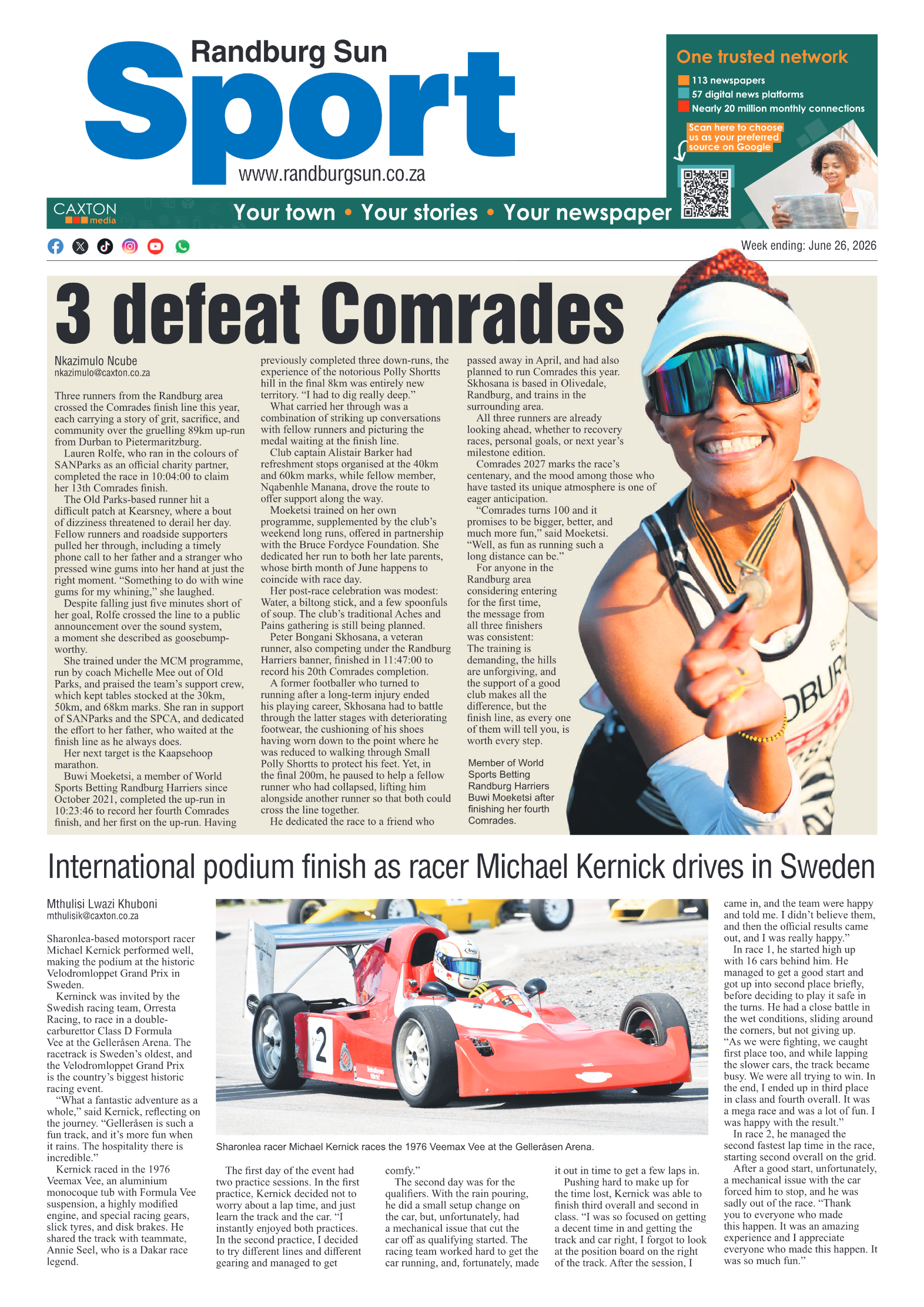 Randburg Sun 26 June 2026 page 16