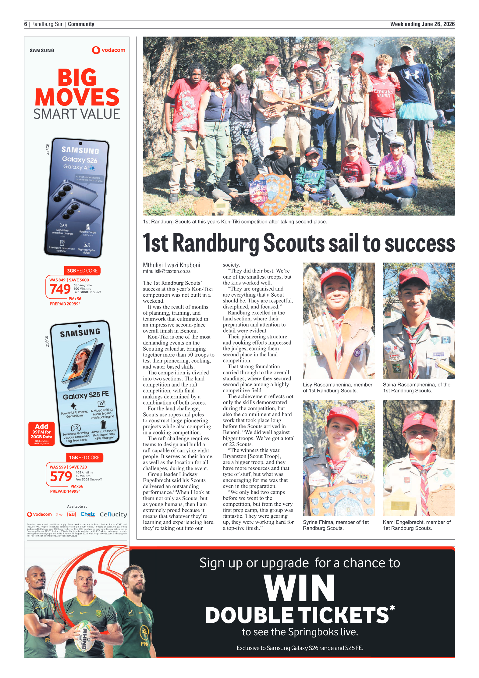 Randburg Sun 26 June 2026 page 6