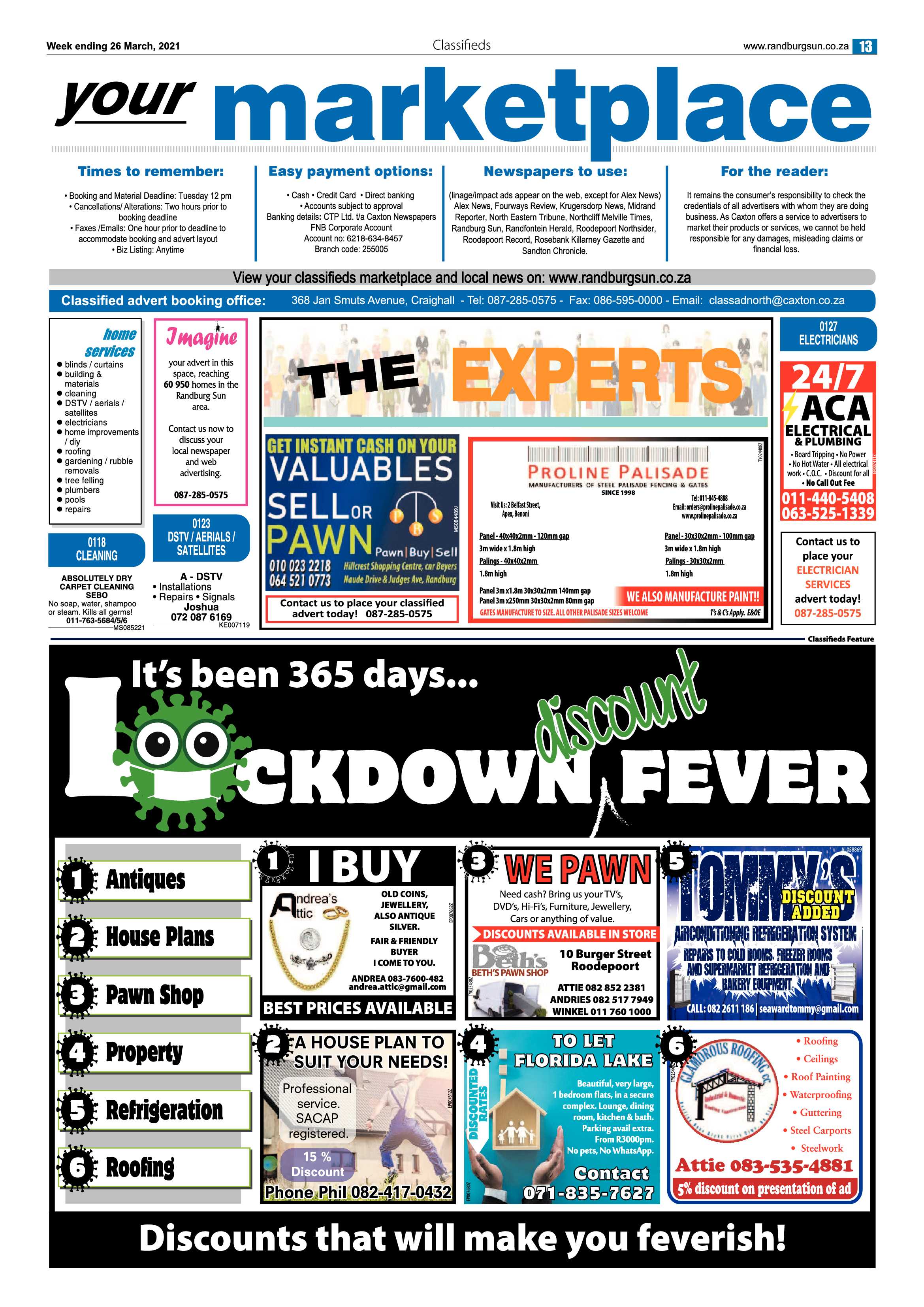 Randburg Sun 26 March 2021 page 13