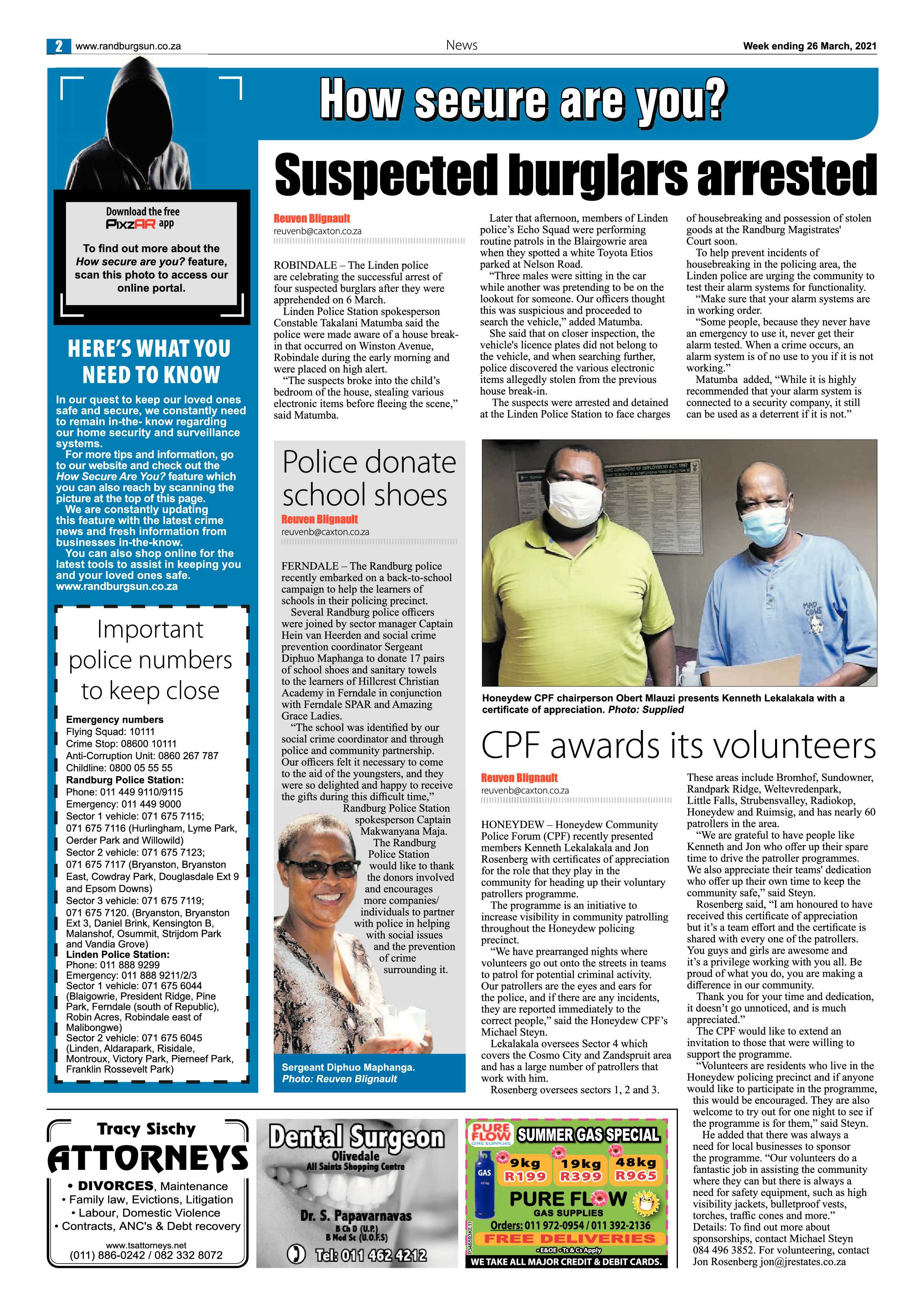 Randburg Sun 26 March 2021 page 2