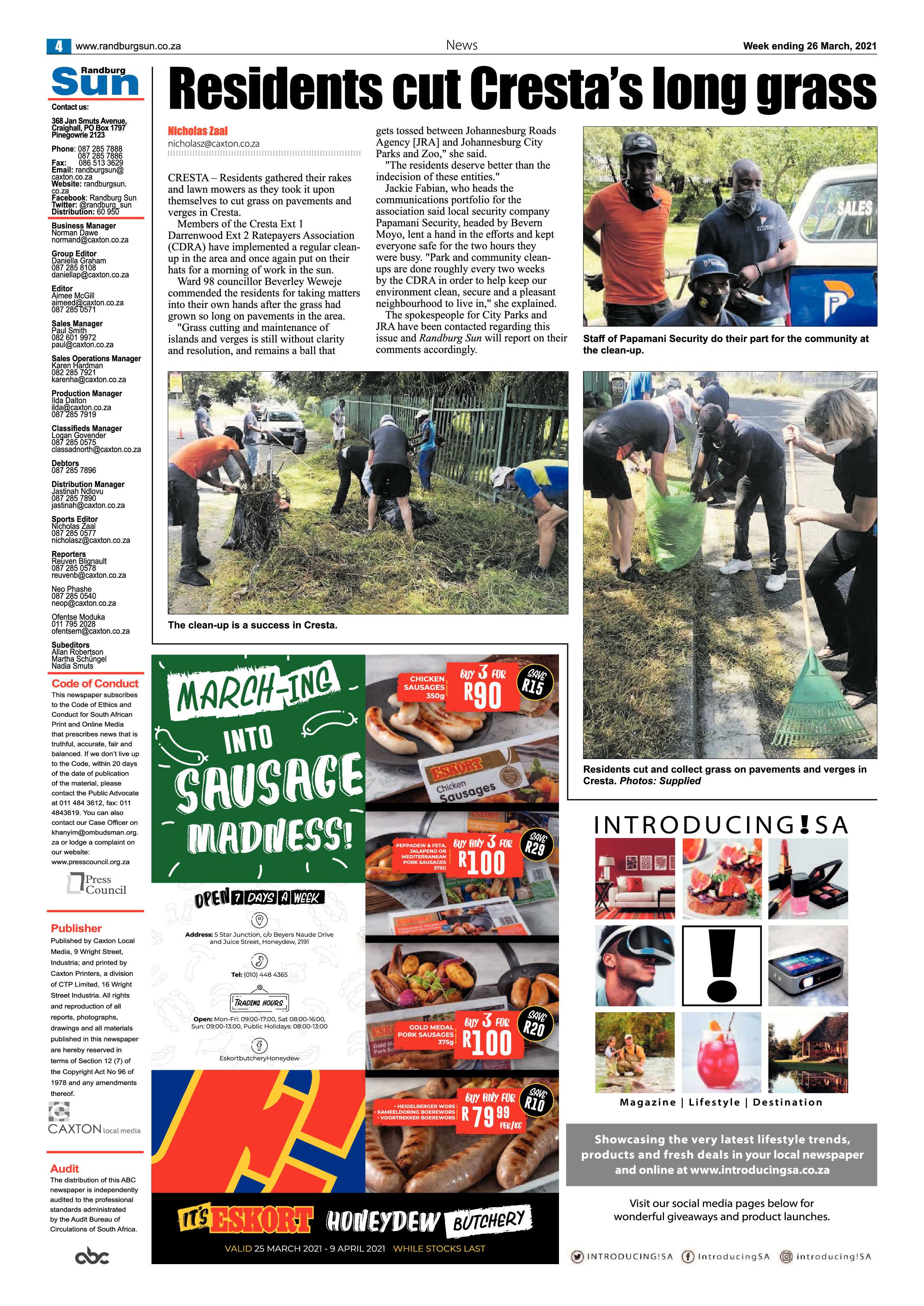 Randburg Sun 26 March 2021 page 4