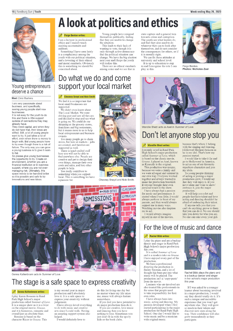 Randburg Sun 26 May 2023 page 16