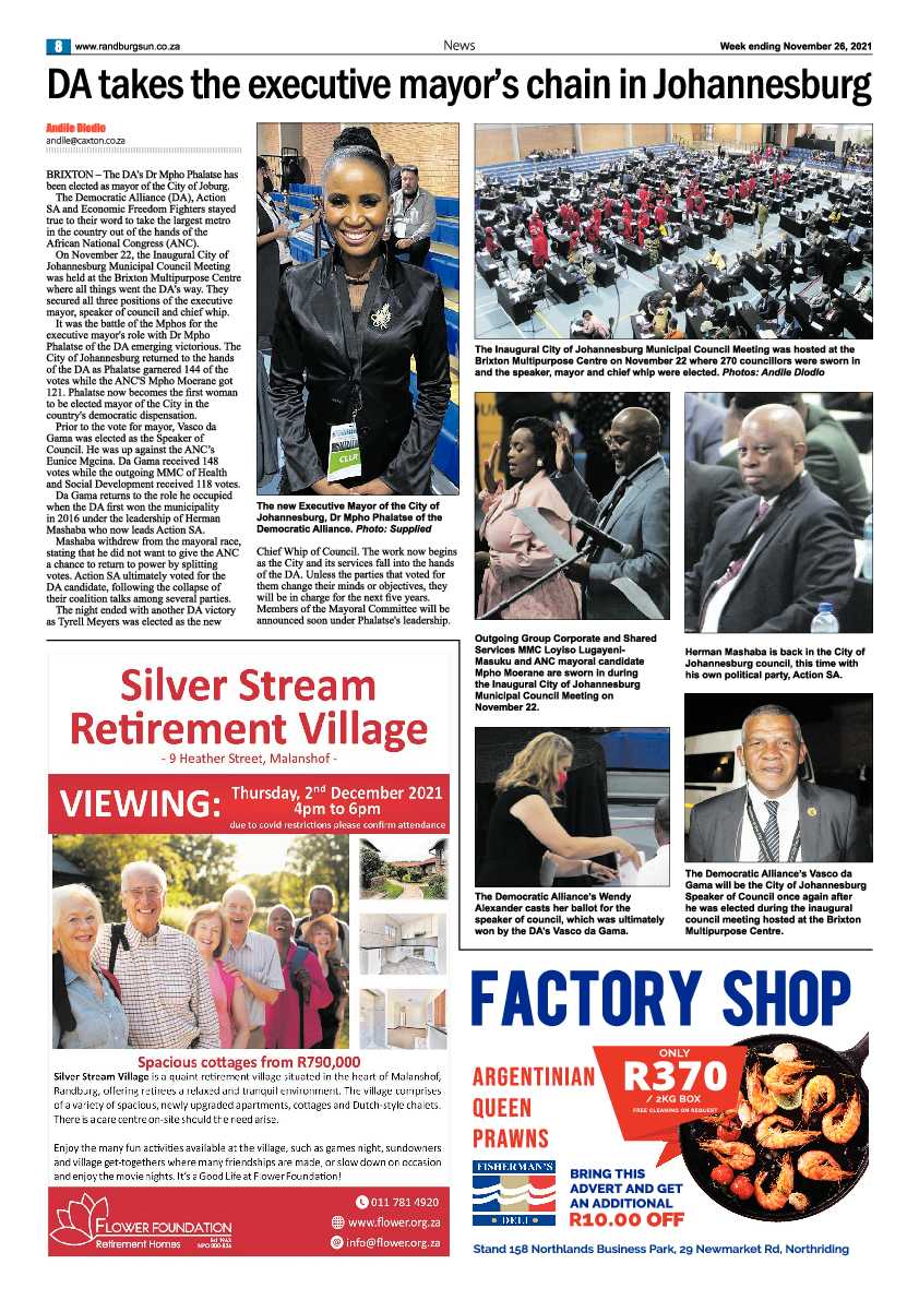Randburg Sun 26 November 2021 page 10