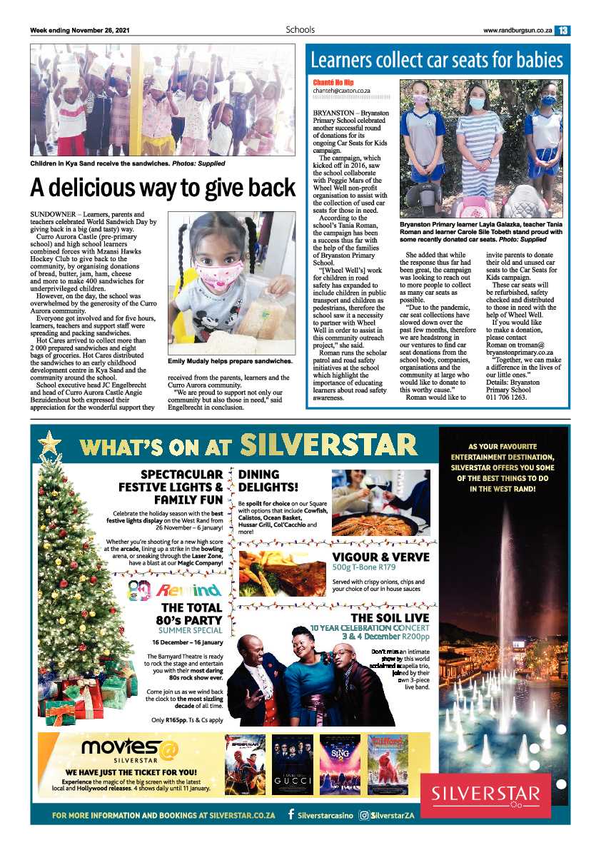 Randburg Sun 26 November 2021 page 15