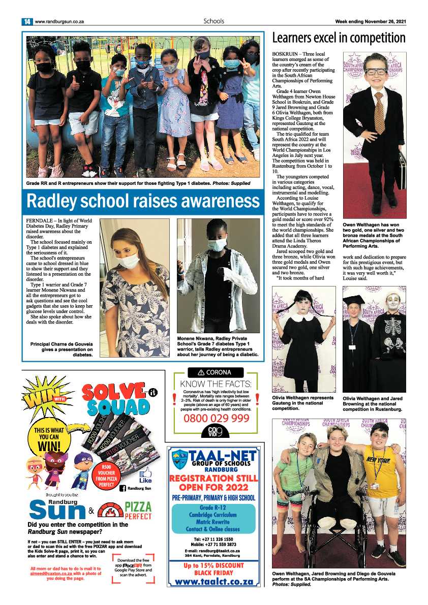 Randburg Sun 26 November 2021 page 16
