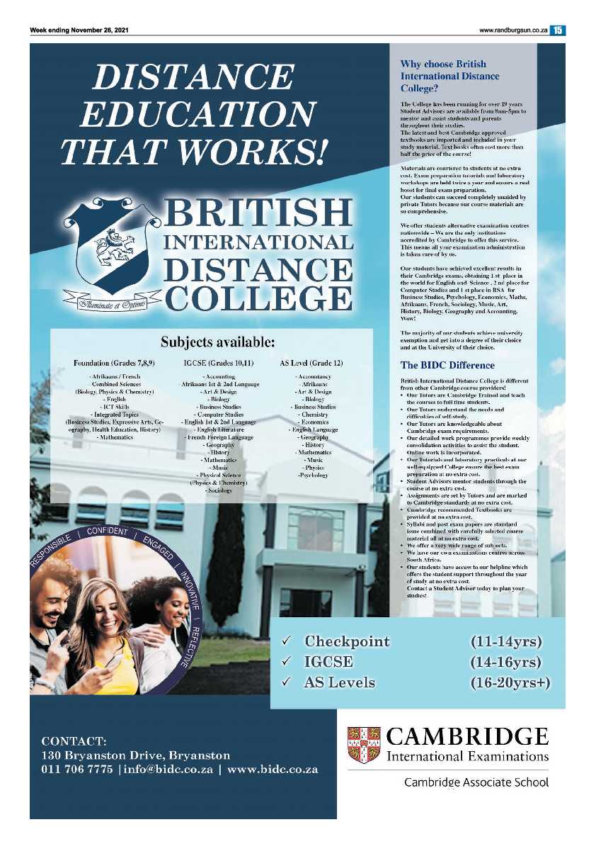 Randburg Sun 26 November 2021 page 17