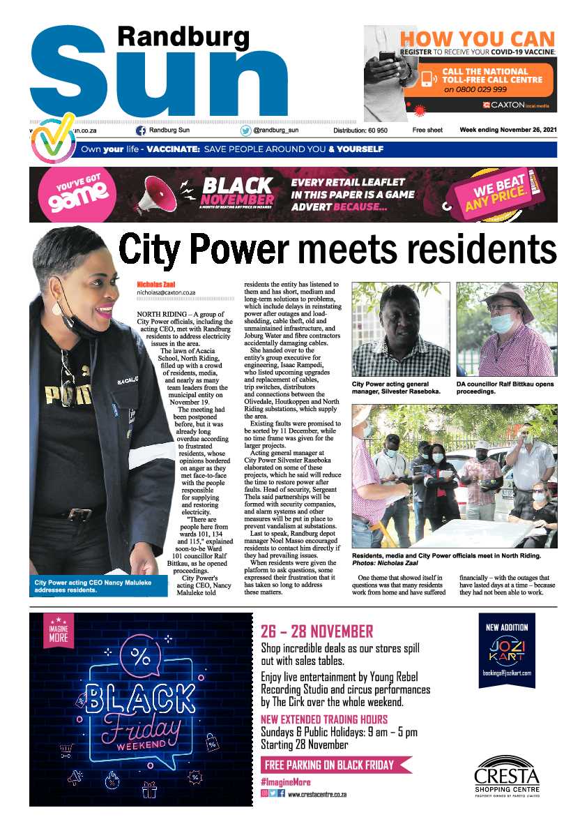 Randburg Sun 26 November 2021 page 3