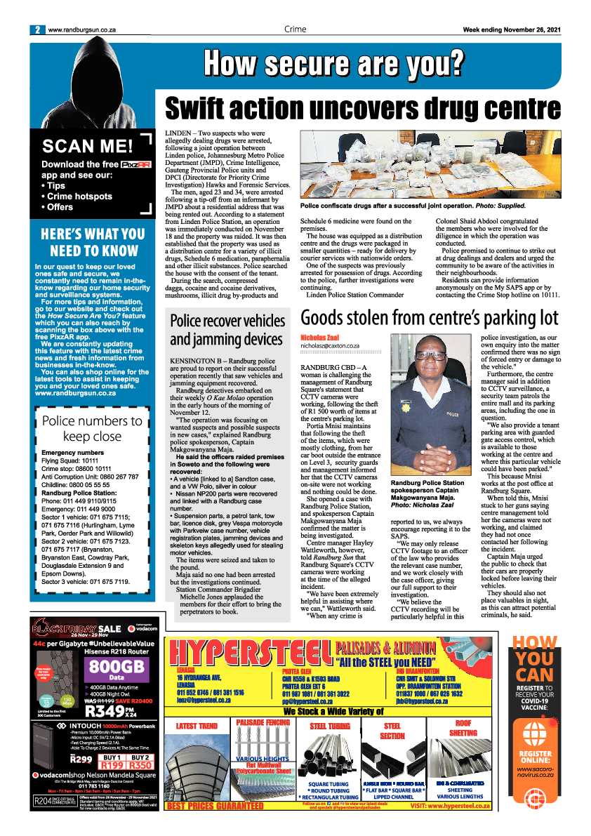Randburg Sun 26 November 2021 page 4
