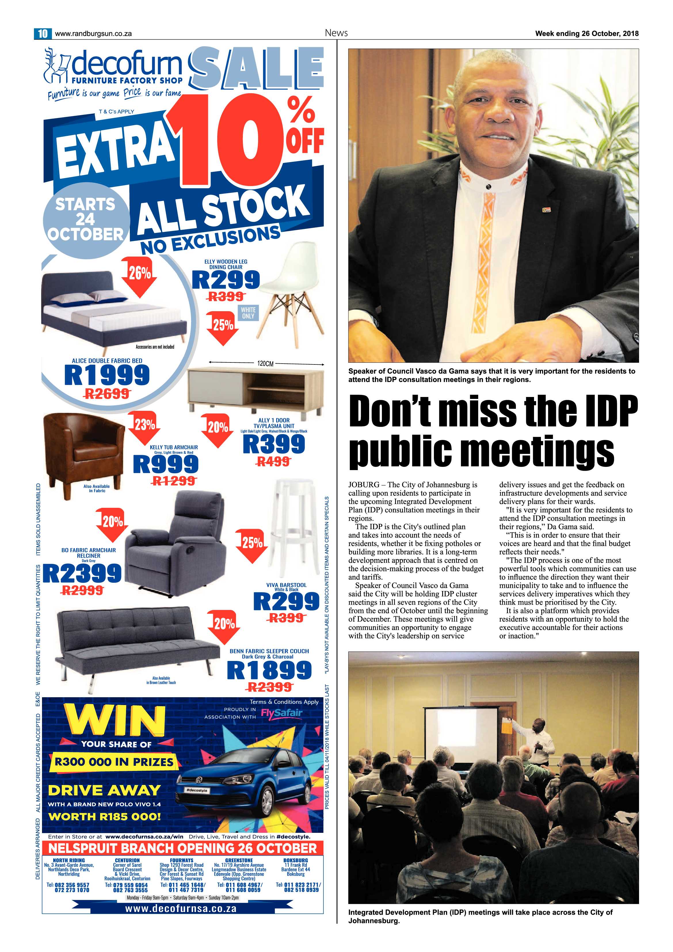 Randburg Sun 26 October 2018 page 10