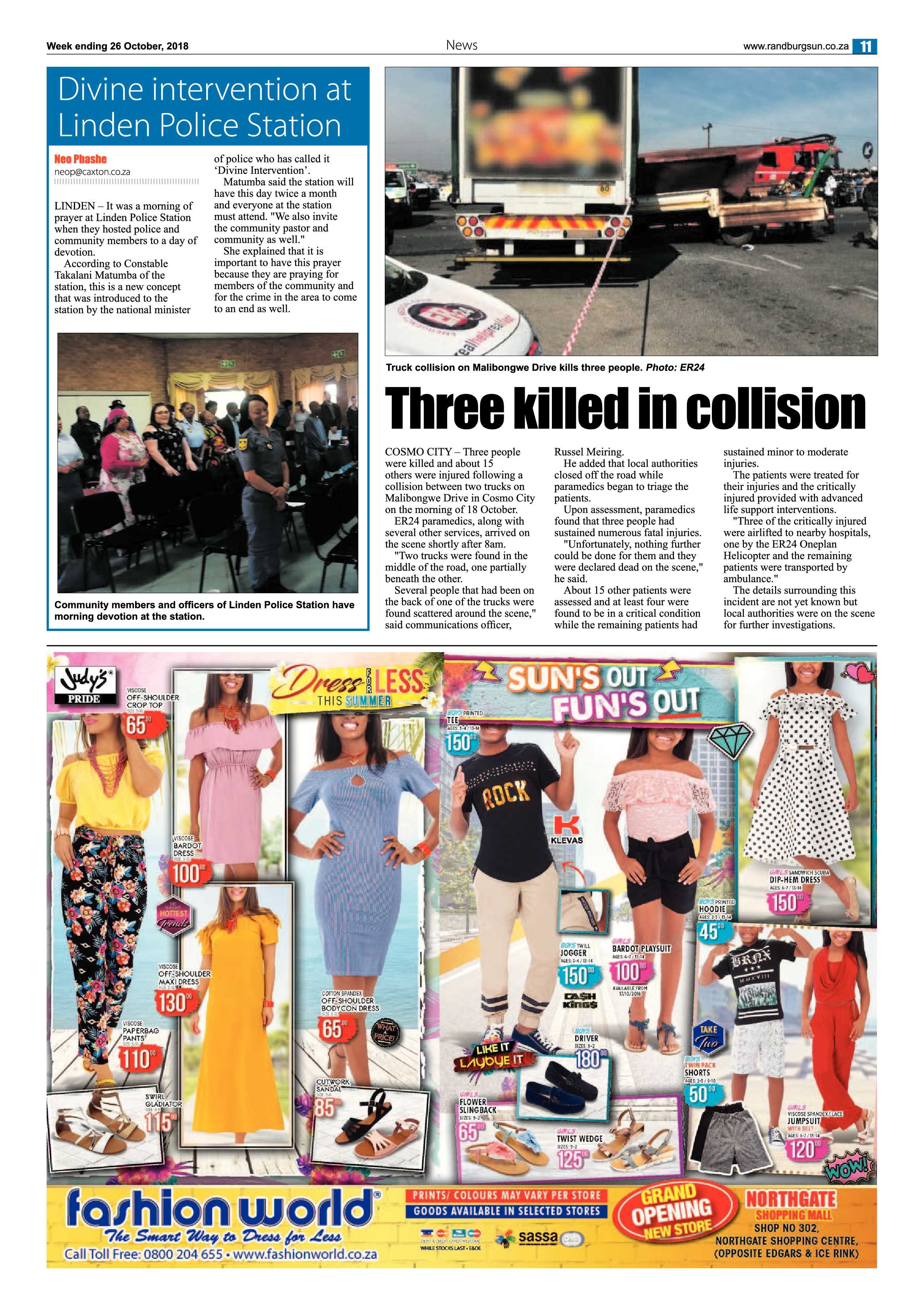 Randburg Sun 26 October 2018 page 11